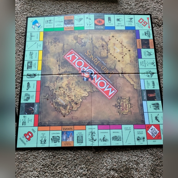GUC, MONOPOLY THE LORD OF TGE RUNGS TRILOGY EDITION - Picture 5 of 8